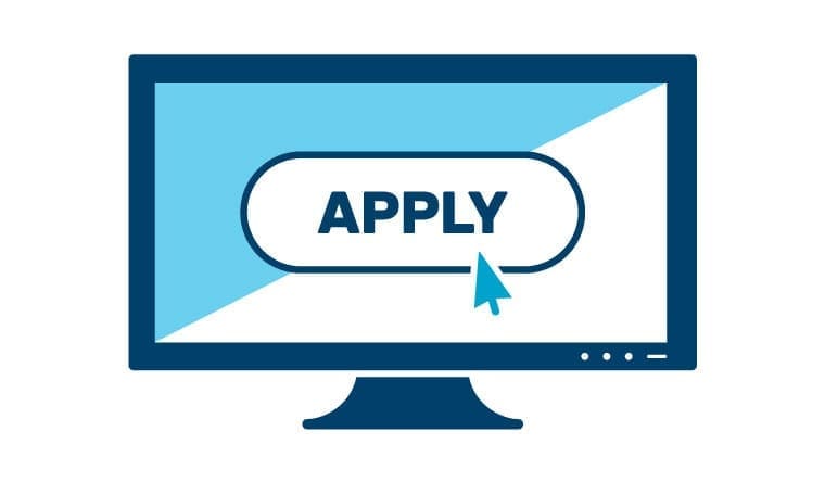 The-application-process-Icon-760x444_tcm25-483029 Apply button in the middle of a computer screen